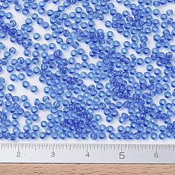 (RR150) Transparent Sapphire MIYUKI Round Rocailles Beads, Japanese Seed Beads, (RR150) Transparent Sapphire, 11/0, 2x1.3mm, Hole: 0.8mm, about 5500pcs/50g