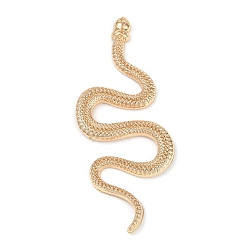 Золотой Сплав ювелирных аксессуаров, змея, золотые, 26.5x32.5x4 мм