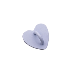 Белый Подставка для мобильного телефона из цинкового сплава, подножка с кольцом для пальцев, белые, 2.4 см