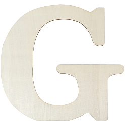 Letter G Необработанные листы МДФ, Буква G, 395x378x0.4 мм