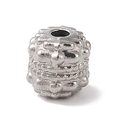 Нержавеющая Сталь Цвет Не тускнеет 304 бусины из нержавеющей стали, колонка, цвет нержавеющей стали, 8.5x8.2 мм, отверстие : 2.2 мм