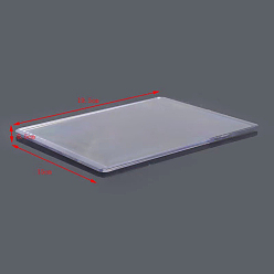 Clear Transparent Acrylic Cutting Pads Die Cutting Plates for Embossing Crafting, Arts & Crafts, Scrapbooking & Cardmaking, Rectangle, Clear, 19.5x15x0.3cm