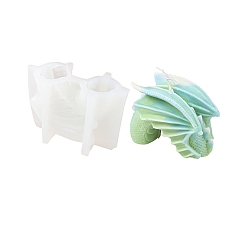 Белый Силиконовые формы для свечей своими руками, для изготовления ароматических свечей, крыло дракона, белые, 13x8.5 см