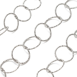 Нержавеющая Сталь Цвет 304 из нержавеющей стали цепи Роло, пайки, цвет нержавеющей стали, 14x1 мм