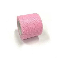 Pink Деко сетчатые ленты, тюль ткань, Тюль-рулонная ткань для юбки, розовые, 2 дюйм (5 см), о 25yards / рулон (22.86 м / рулон)