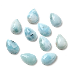Ларимар Натуральные ларимарские кабошоны, слеза, 12x8x4 мм