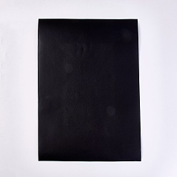 Black PVC Film Adhesive Printing Paper, Black, 29x21x0.01cm