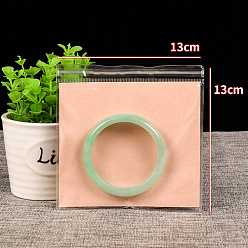 Прозрачный Прямоугольник ПВХ почтовый замок сумки, многоразовые упаковочные пакеты, самозапечатывающийся мешок для хранения ювелирных изделий, прозрачные, 13x13 см