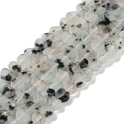 Джаспер Кунжут Природных кунжута яшмы бисер нитей, сердце, 4x4x2 мм, отверстие : 1 мм, около 87~91 шт / нитка, 13.78''~14.17'' (35~36 см)