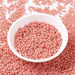 (rr 4464) duracoat gefärbte opake leichte Wassermelone Miyuki runde Rocailles Perlen, japanische Rocailles, (rr 4464) duracoat gefärbte opake leichte Wassermelone, 8/0, 3 mm, Bohrung: 1 mm, über 422~455pcs / Flasche, 10 g / Flasche