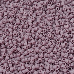 (DB0758) Matte Opaque Mauve MIYUKI Delica Beads, Cylinder, Japanese Seed Beads, 11/0, (DB0758) Matte Opaque Mauve, 1.3x1.6mm, Hole: 0.8mm, about 2000pcs/bottle, 10g/bottle