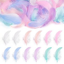 (52) Непрозрачная лаванда Аксессуары для костюмов, швейные украшения, разноцветные, 5~13x30~40x0.1~0.4 мм