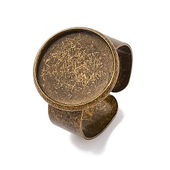 Античная Бронза Манжеты латунные кольца, баз площадку кольцо, для марочных кольца делает, без свинца и без кадмия, античная бронза, 18 мм, 14 мм