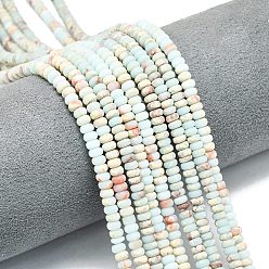 Шушан Камень Синтетический Шушан камень бисер пряди, матовые, рондель, 4x2 мм, отверстие : 0.9 мм, около 167~173 шт / нитка, 15.16~15.35 дюйм (38.5~39 см)