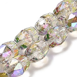 чертополох Прозрачные стеклянные бусины, граненые, колокол, чертополох, 7x5 мм, отверстие : 3.5 мм, около 98 шт / нитка, 20.20'' (51.3 см)