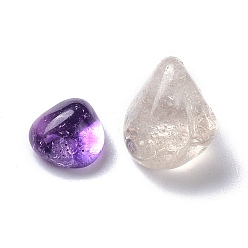 Amethyst Natural Amethyst Beads, No Hole/Undrilled, Chip, Tumbled Stone, Vase Filler Gems, 4~15x4~7x1~7mm, about 400pcs/100g