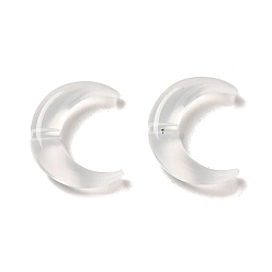 Mond Transparente Acryl Perlen, Mond, 15x12x3 mm, Bohrung: 1.5 mm