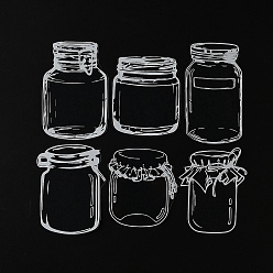 Прозрачный Набор водонепроницаемых наклеек для домашних животных на бутылку, декоративные наклейки, для бутылок с водой, портативный компьютер, багаж, чашка, компьютер, мобильный телефон, скейтборде, гитарные наклейки, прозрачные, 108~137x88~93x0.1 мм, 6 стиль, 3 шт / стиль, 18 шт / комплект