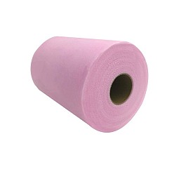 Flamingo Deco Mesh Ribbons, Tulle Fabric, Tulle Roll Spool Fabric For Skirt Making, Flamingo, 6 inch(15cm), about 100yards/roll(91.44m/roll)