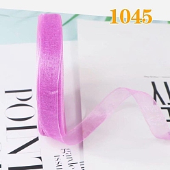 Фиолетовый Ленты из полиэстера с рюшами, для банта, орнамент одежды, фиолетовые, 5/8 дюйм (15 мм), около 40.46 ярдов (37 м) / рулон