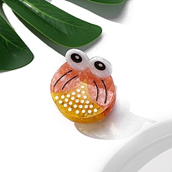 Золотистый Заколки для волос с когтями из ацетата целлюлозы (смола), божья коровка, аксессуары для волос для женщин и девочек, золотые, 55x54 мм