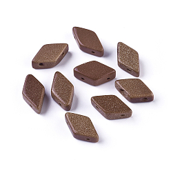 Goldstone Synthetic Goldstone Multi-Strand Links, Rhombus, 17.5~22x9.5~11.5x5.5~6.5mm, Hole: 1~1.5mm