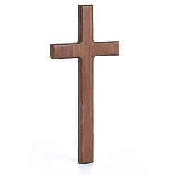 Сиена 1декор стен из ПК-дерева, украшения для дома, крестик, цвет охры, 215x104.5x12 мм