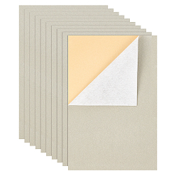 Серебро Стекающая ткань, полиэстер, самоклеящаяся ткань, прямоугольные, серебряные, 29.5x20x0.07 см, 20шт / комплект