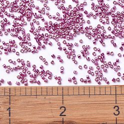 (DB1840) Duracoat Galvanized Hot Pink MIYUKI Delica Beads, Cylinder, Japanese Seed Beads, 11/0, (DB1840) Duracoat Galvanized Hot Pink, 1.3x1.6mm, Hole: 0.8mm, about 2000pcs/bottle, 10g/bottle