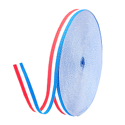 Rot Polyester Ripsband, für patriotische Abzeichenmedaille und Geschenkverpackung, rot, weiß, Blau, 5/8 Zoll (15 mm)