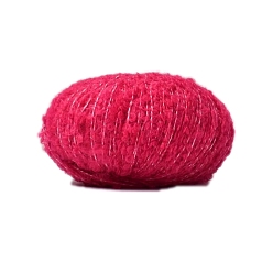 Светло-Вишневый Полиэфирная пряжа, для ткачества, вязание крючком, светло-вишневый, 1~2 мм, около 218.72 ярдов (200 м) / моток