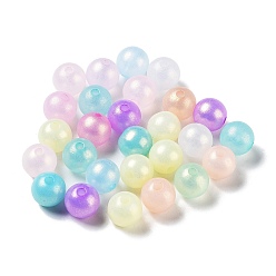 (52) Непрозрачная лаванда Прозрачные акриловые бусины, имитация желе, круглые, разноцветные, 10 мм, отверстие : 2 мм, о: 920 шт / 500 г