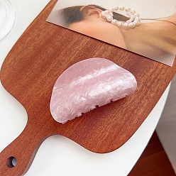 Pink Акриловые коготь заколки, аксессуары для волос для женщин и девочек, розовые, 80x38 мм