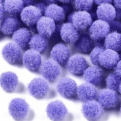 Средний Синий Шифер DIY кукла ремесло пом пом пом пом пряжа шары, средний грифельно-синий, 10 мм , около 2000 шт / мешок