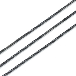 Черный Латунные цепи, окрашенные распылением, с катушкой, несварные, чёрные, 1.5 мм, 32.8 футов (10 м) / рулон