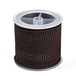 Кокосово-Коричневый 11м полиэстеровый плетеный шнур с хлопковой сердцевиной, кокосового коричневый, 2.5 мм, около 10.0465 ярдов (11 м) / рулон