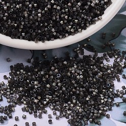 (DB1818) Окрашенный Деревенский Серый Шелково-атласный Бусины miyuki delica, цилиндр, японский бисер, 11/0, (db 1818) окрашенный в деревенский серый шелковый атлас, 1.3x1.6 мм, отверстия: 0.8 мм, около 10000 шт / мешок, 50 г / мешок