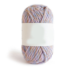 лаванда Шерстяная пряжа, для ткачества, вязание крючком, лаванда, 5 мм, около 54.68 ярдов (50 м) / моток