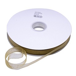 Темно-Золотистый Полиэстер органза лента, темные золотарник, 3/8 дюйм (9 мм), 200 ярдов / рулон (182.88 м / рулон)