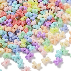 (52) Непрозрачная лаванда Непрозрачные акриловые бусины, бантом, разноцветные, 7.5x10x5.5 мм, отверстие : 1.6 мм, 2631 шт / 500 г