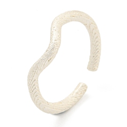 Серебро 925 открытое кольцо-манжета из стерлингового серебра, простые кольца для женщин и мужчин, серебряные, регулируемый