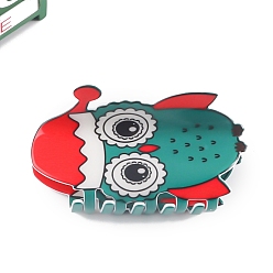 Сова Рождественская тема, заколки для волос из ПВХ с когтями, сова, 90 мм