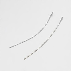 Платина Латунный штифт, платина, 61 мм, отверстия: 2 мм, контактный: 0.8 мм, о 2270шт / 500g