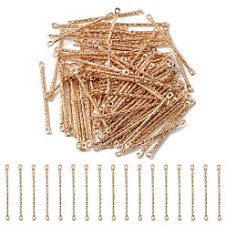 Light Gold Прелести железного стержня, без никеля , , золотой свет, 30x2x1.2 мм, отверстие : 1 мм
