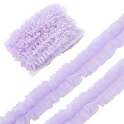 Фиолетовый 5ярды полиэстеровых лент, для украшения одежды, с картонной карточкой, фиолетовые, 2 дюйм (50 мм)