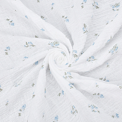Белый Хлопчатобумажная ткань с цветочным узором, аксессуары, белые, 1430 мм