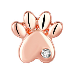 Розовое Золото Ремешок для часов с принтом кошачьего когтя из сплава, металлические гвозди для часовых петель аксессуары, розовое золото , 1x1 см