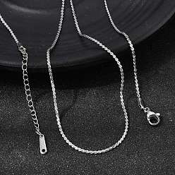 Нержавеющая Сталь Цвет 12шт. 304 цепочки из нержавеющей стали в форме змеи для мужчин и женщин, без потускнения, цвет нержавеющей стали, 17.72 дюйм (45 см), 1.4 мм