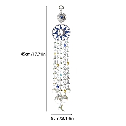 Солнце Стеклянные ловцы солнца с кисточками, подвесные украшения от солнца и сглаза, создатель радуги, для украшения сада и дома, солнце, 450x80 мм