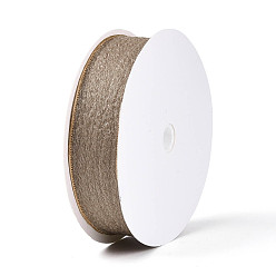 Светло-коричневый Блестящая атласная лента из полиэстера, для подарочной упаковки, загар, 1 дюйм (26 мм), около 20.00 ярдов (18.29 м) / рулон